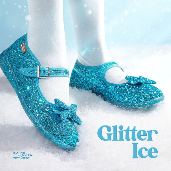 Hot Chocolate Design Glitter Ice Women's Mary Jane Flat