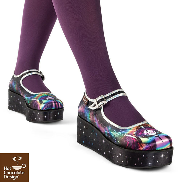 Chocolaticas® PAGAN SPIRIT Women's Mary Jane Platform Shoes