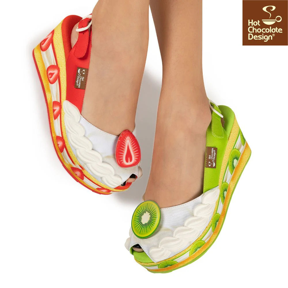 Hot Chocolate Design SHORT CAKE Women's Sandal
