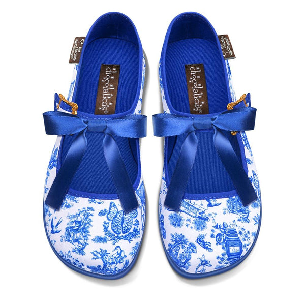 Hot Chocolate Design® TOILES DE JOUY Women's Mary Jane Flat