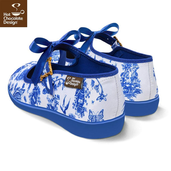 Hot Chocolate Design® TOILES DE JOUY Women's Mary Jane Flat