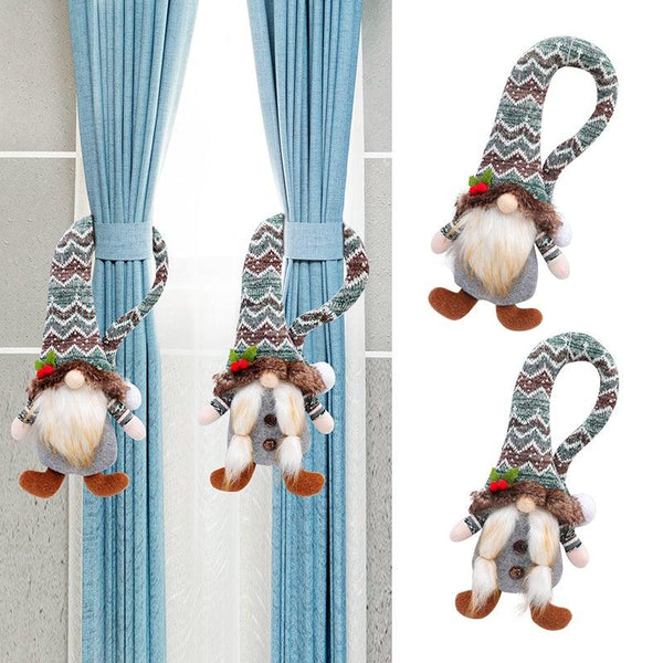 Christmas Decoration Faceless Doll Doll Curtain Buckle Christmas Home Curtain Buckle Decoration Props Christmas Decorations Christmas  Ornaments Thanks Giving Day Gifts 37x16x6