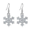 Christmas Ear Decor Hooks Creative Ladies Holiday Earrings