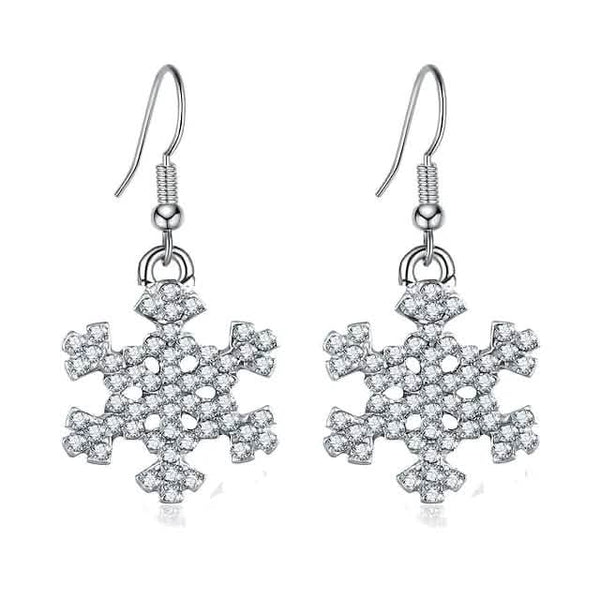 Christmas Ear Decor Hooks Creative Ladies Holiday Earrings