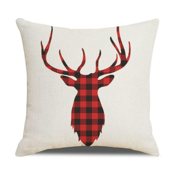 Christmas Pillow Covers Xmas Decorative Christmas Pillow Covers Christmas Decor Pillow Cases Retro Beautiful Cushion Cover Throw Pillowcase Winter Holiday Cushion Case For Home Decor 45x45CM