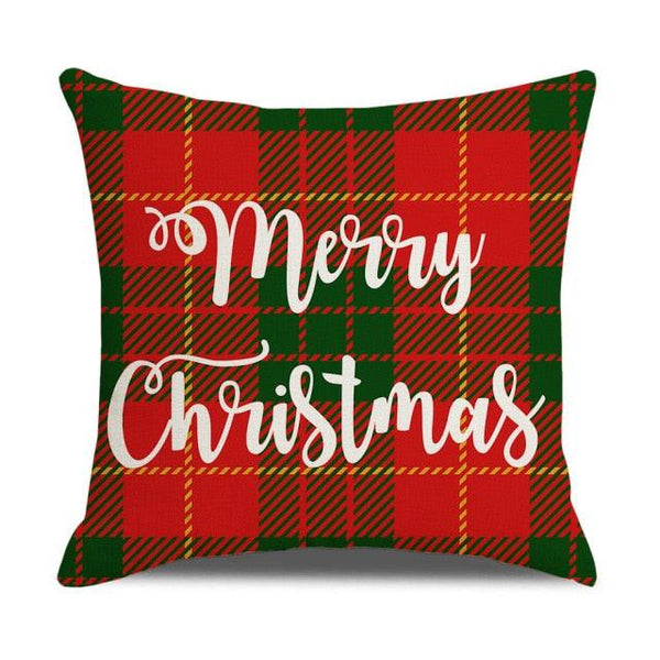 Christmas Pillow Covers Xmas Decorative Christmas Pillow Covers Christmas Decor Pillow Cases Retro Beautiful Cushion Cover Throw Pillowcase Winter Holiday Cushion Case For Home Decor 45x45CM