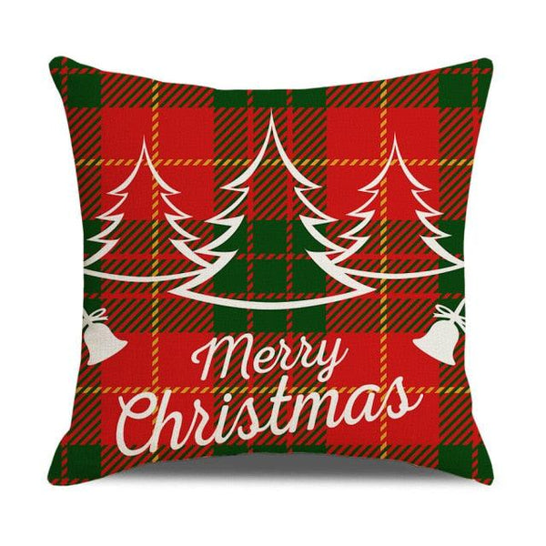 Christmas Pillow Covers Xmas Decorative Christmas Pillow Covers Christmas Decor Pillow Cases Retro Beautiful Cushion Cover Throw Pillowcase Winter Holiday Cushion Case For Home Decor 45x45CM
