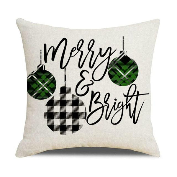 Christmas Pillow Covers Xmas Decorative Christmas Pillow Covers Christmas Decor Pillow Cases Retro Beautiful Cushion Cover Throw Pillowcase Winter Holiday Cushion Case For Home Decor 45x45CM