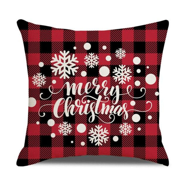 Christmas Pillow Covers Xmas Decorative Christmas Pillow Covers Christmas Decor Pillow Cases Retro Beautiful Cushion Cover Throw Pillowcase Winter Holiday Cushion Case For Home Decor 45x45CM