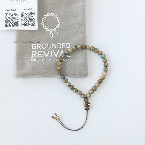 Chrysocolla Tasbih Bracelet | Women's Dhikr Beads - 33 Beads, 6mm
