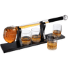 Golf Whiskey Decanter and 4 Liquor Glasses - Decanter & Glass Set - Golf Stick Gifts for Men - Unique Whiskey Decanter Set - Bourbon & Scotch Decanter for Serving Alcohol - Golfer Gifts for Dad