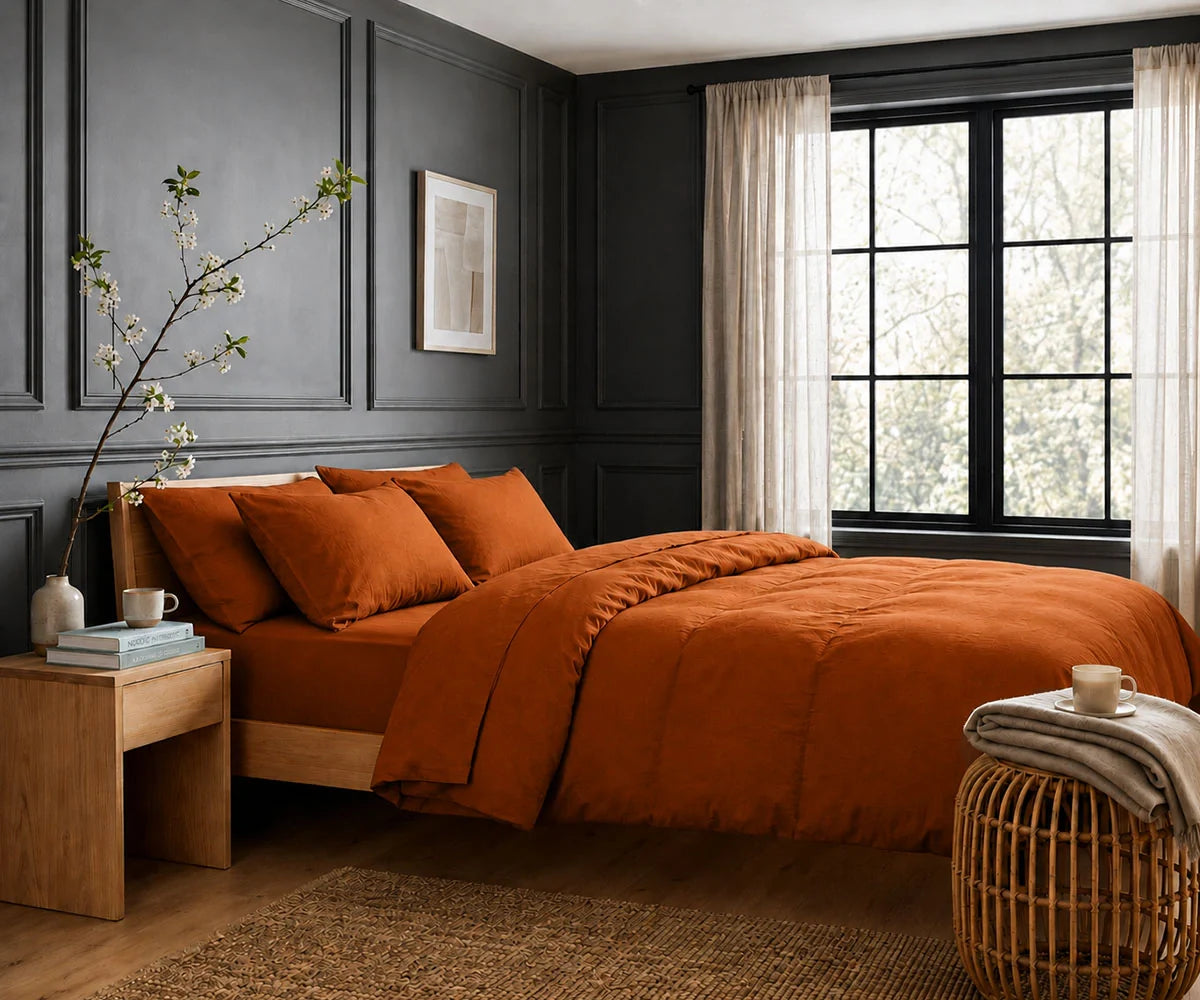 European Linen Duvet Cover Set
