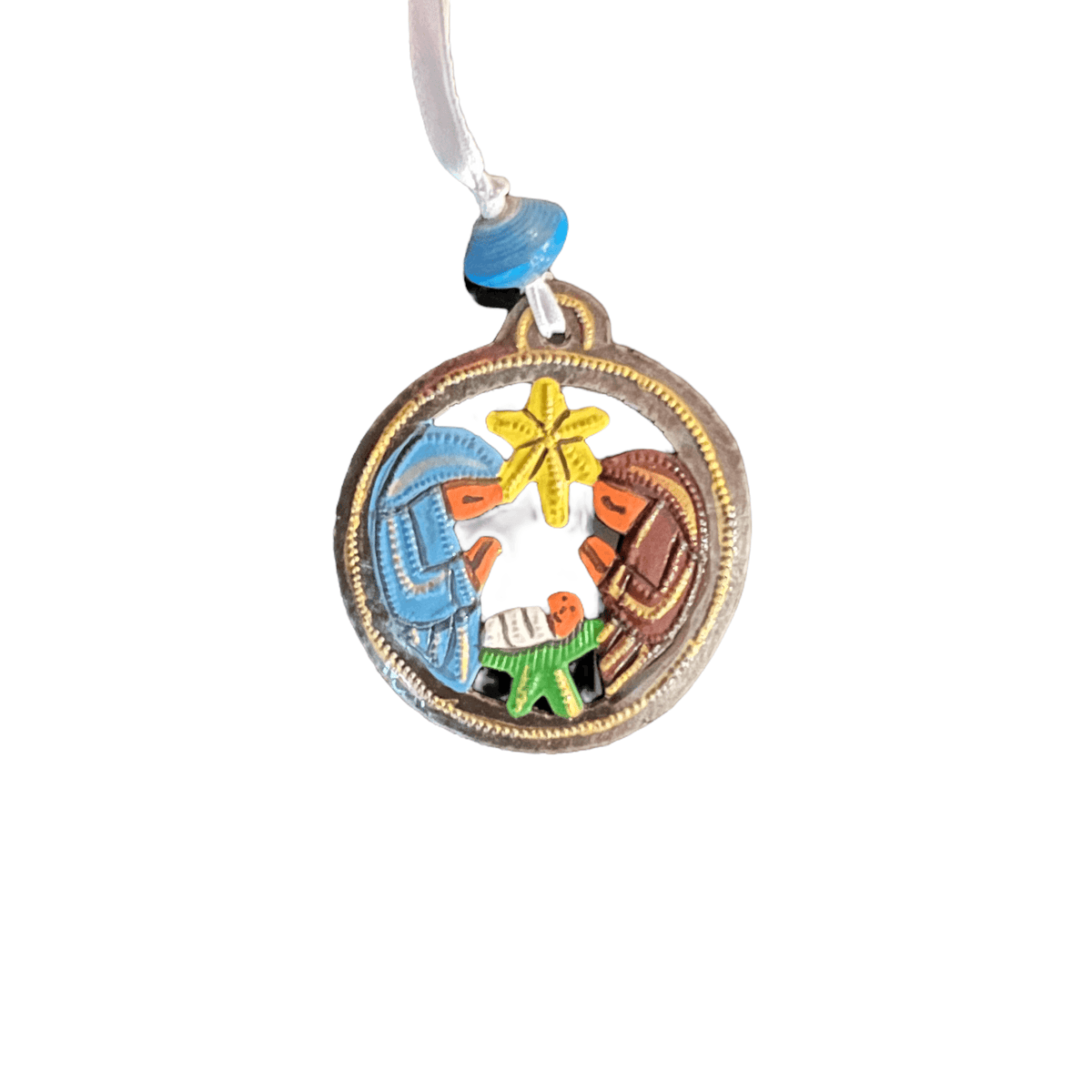 Circle Nativity Ornament — 2