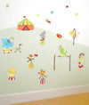 Mr Giggles Circus Animals Nursery Wall Decals
