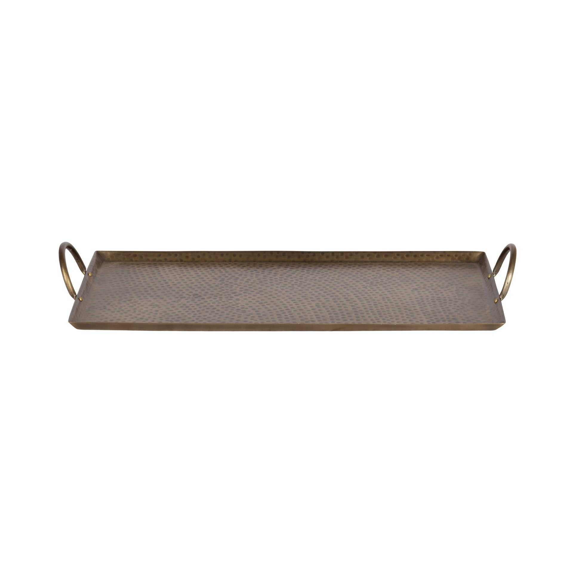 Sanzo Hammered Rectangle Metal Tray