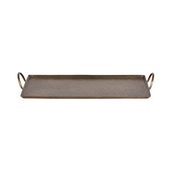 Sanzo Hammered Rectangle Metal Tray