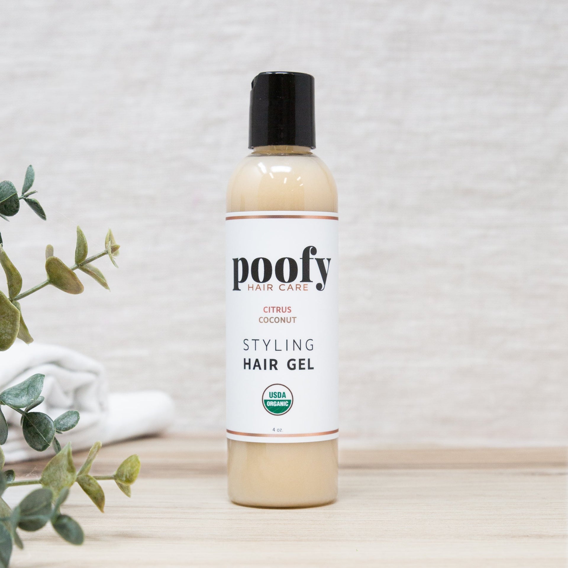 Citrus Coconut Styling Hair Gel Organic