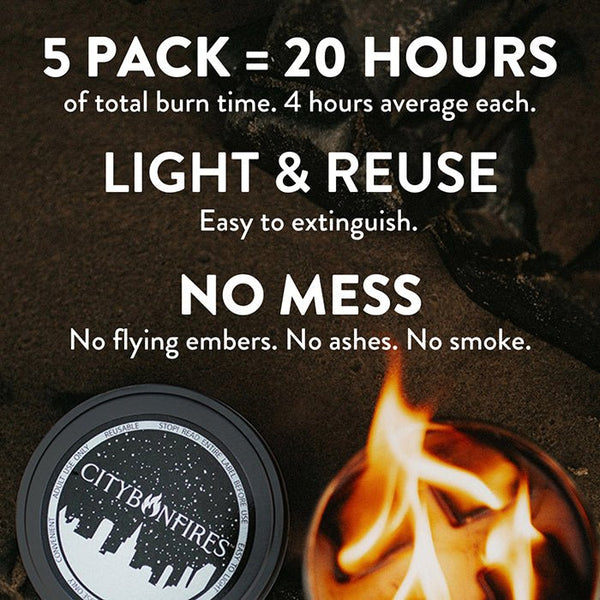 City Bonfire - 5 Pack