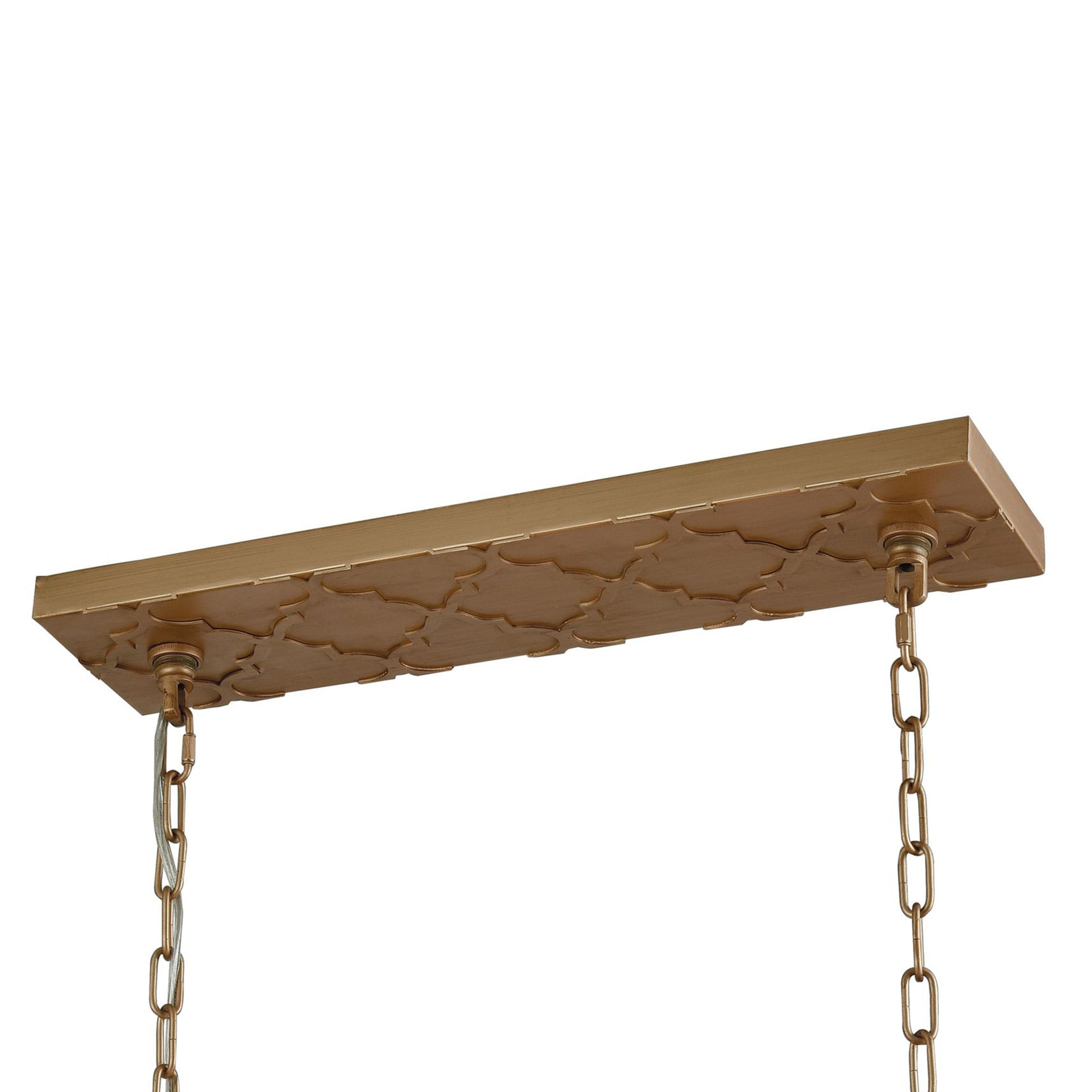 Armand 35'' Wide 6-Light Linear Chandelier - Matte Gold