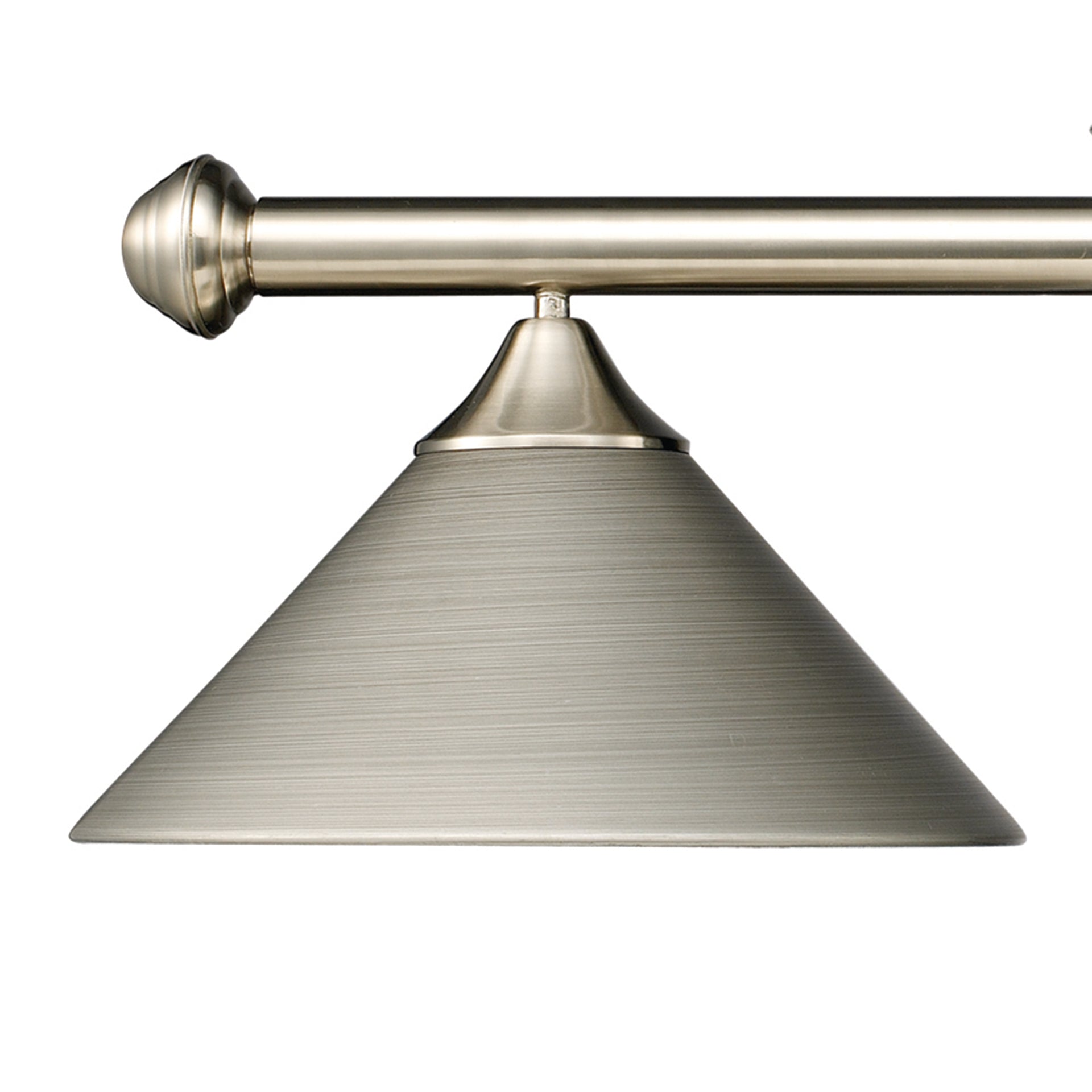 Casual Traditions 51'' Wide 3-Light Linear Chandelier - Satin Nickel