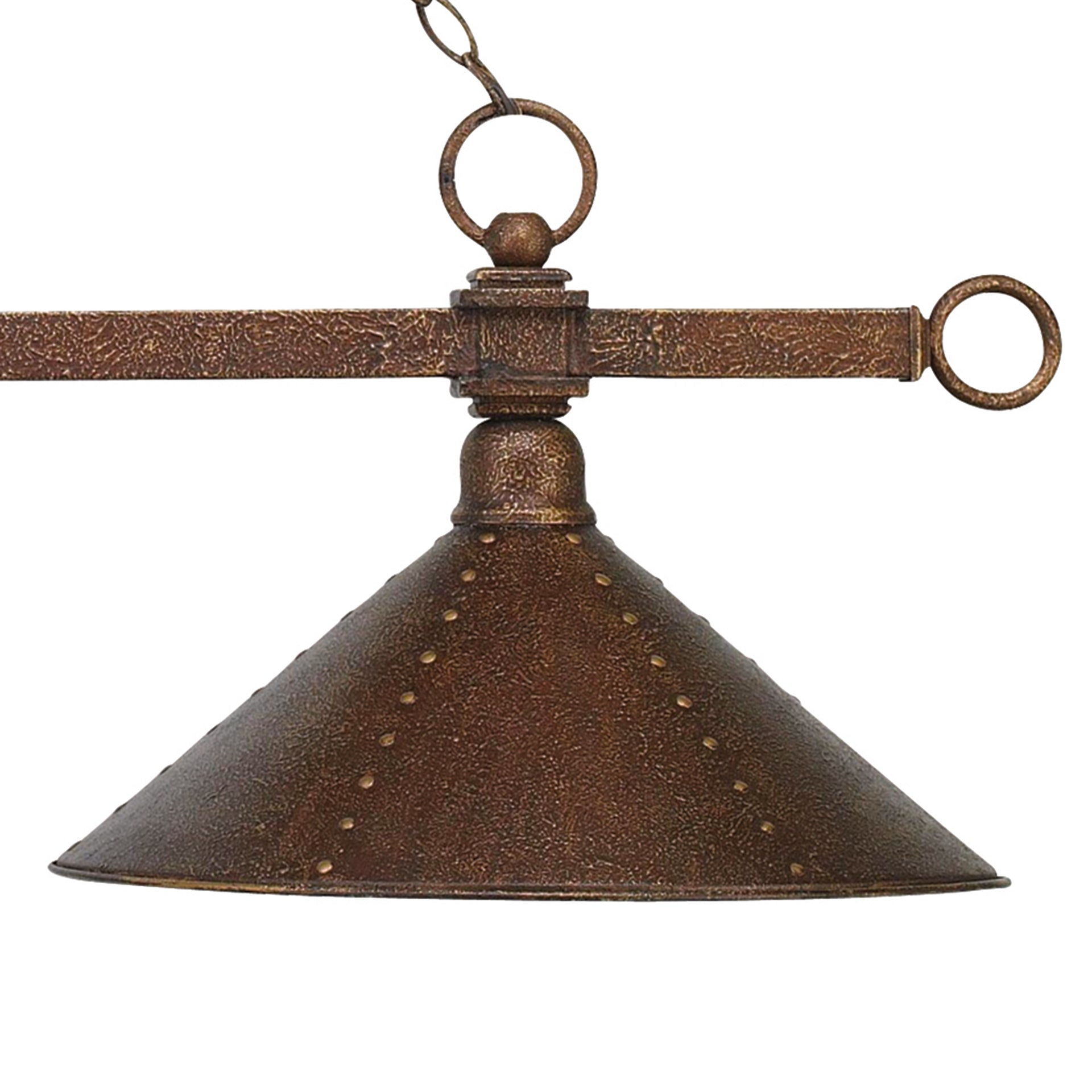 Designer Classics 58'' Wide 3-Light Linear Chandelier - Antique Copper