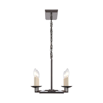Joanie 34'' Wide 6-Light Linear Chandelier - Old Bronze