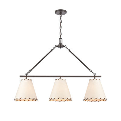 Marion 36'' Wide 3-Light Linear Chandelier - Oil Rubbed Bronze