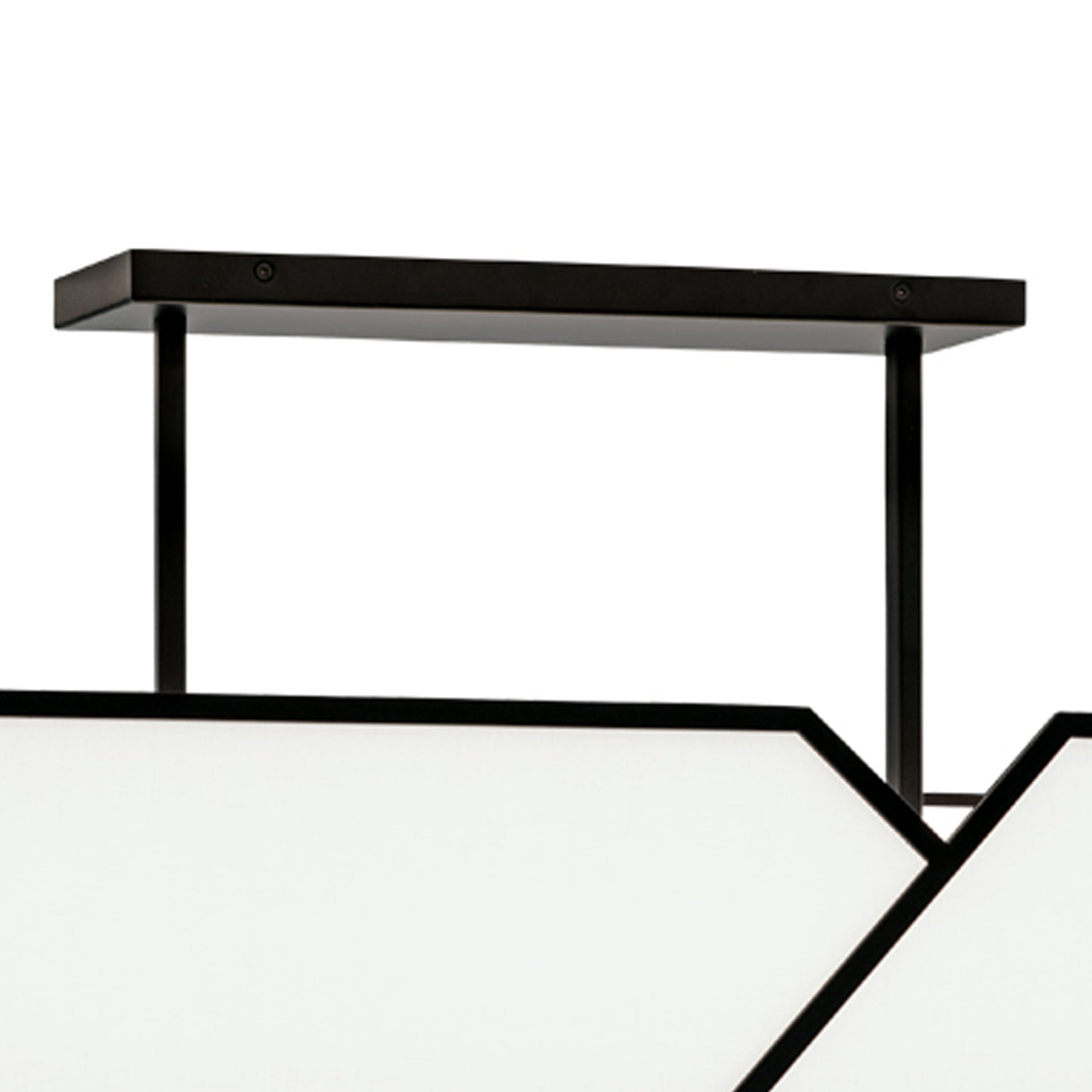 Moiselle 48'' Wide 6-Light Linear Chandelier - Matte Black