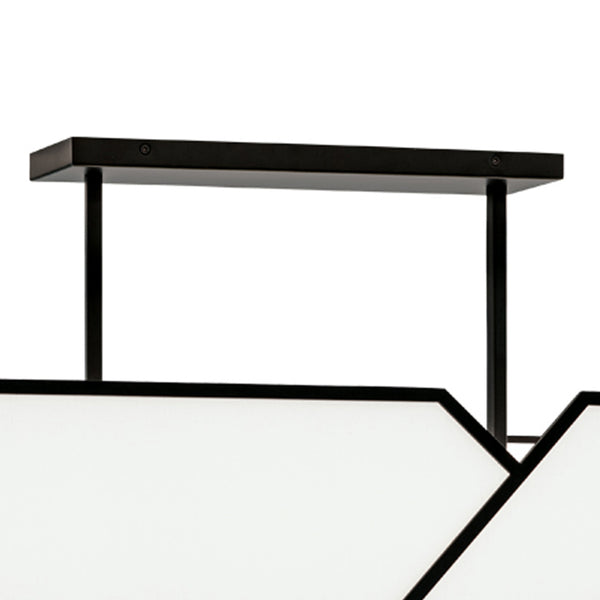 Moiselle 48'' Wide 6-Light Linear Chandelier - Matte Black