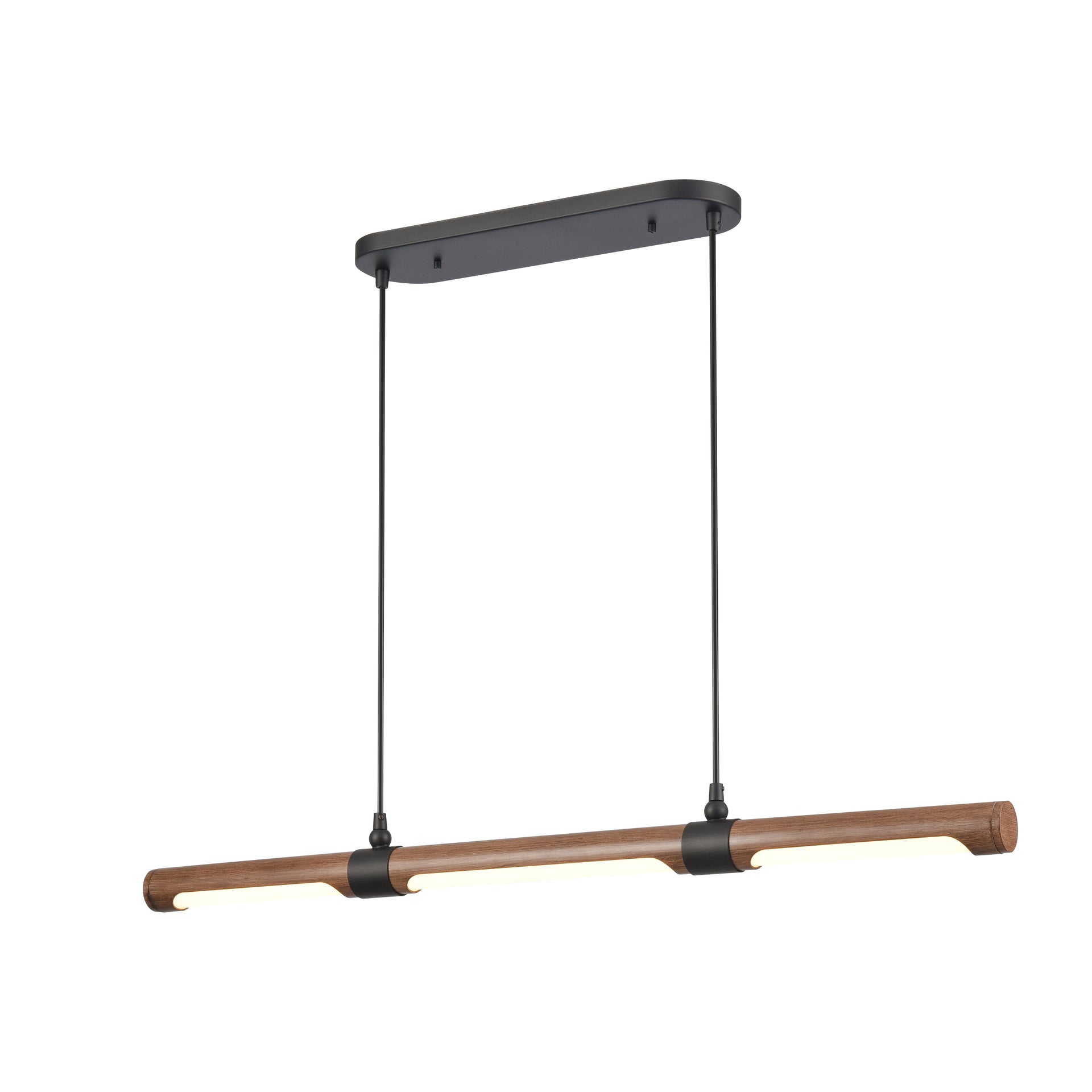 Wyatt 40.5'' Wide Integrated LED Linear Chandelier - Matte Black