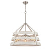 Brigantine 24'' Wide 5-Light Chandelier - Satin Nickel