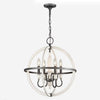 Brownell 20'' Wide 4-Light Chandelier - Anvil Iron