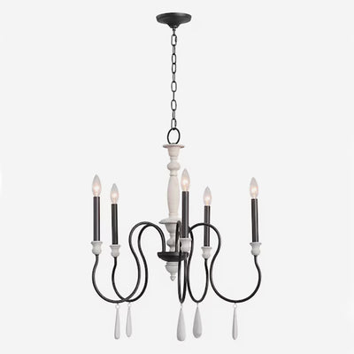 Brownell 24.5'' Wide 5-Light Chandelier - Anvil Iron
