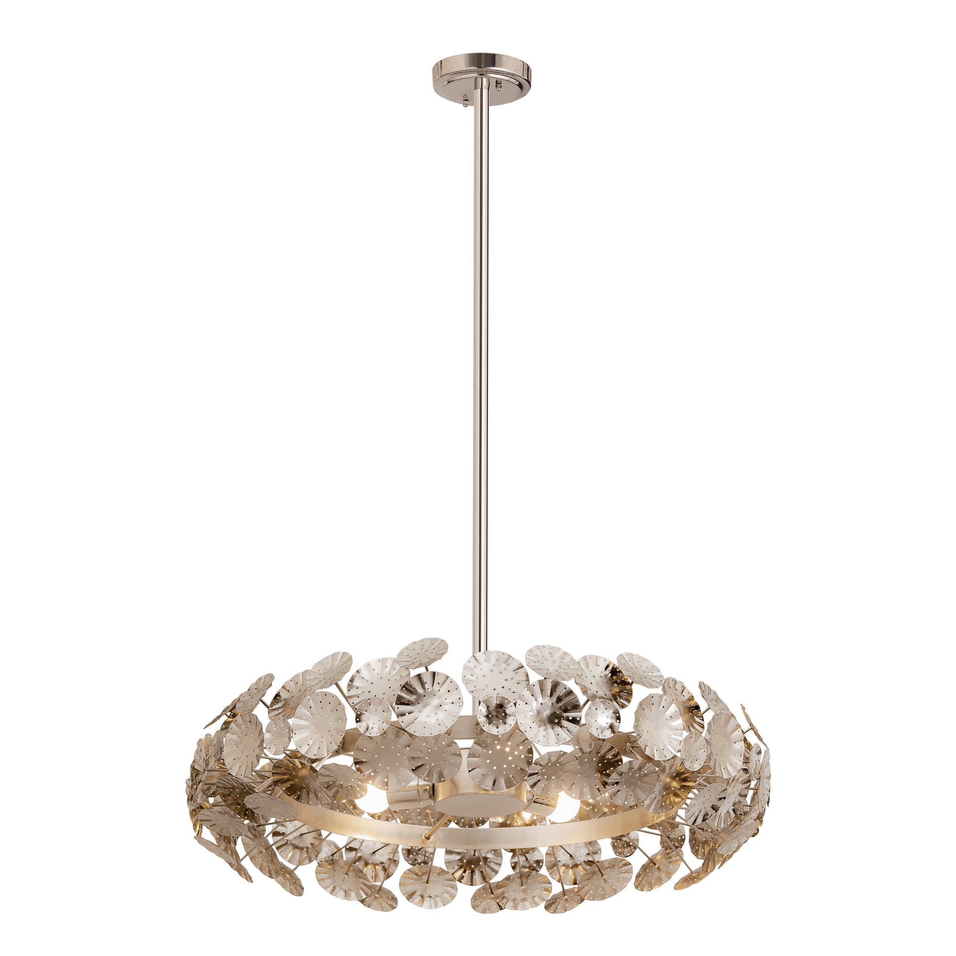 Camora 26'' Wide 3-Light Chandelier - Nickel