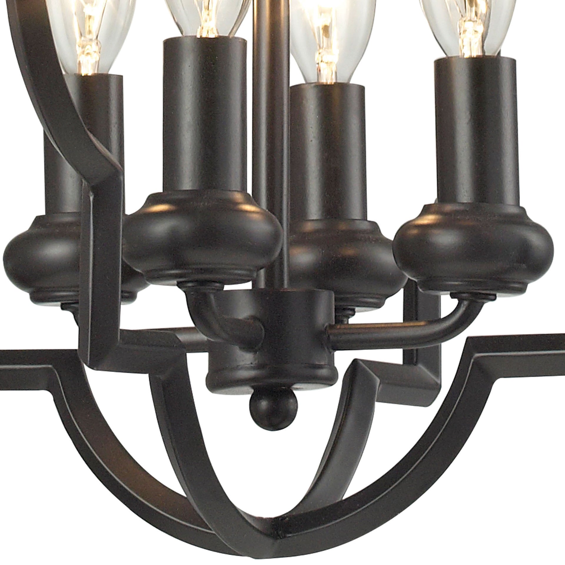 Chandette 14'' Wide 4-Light Chandelier - Oil Rubbed Bronze