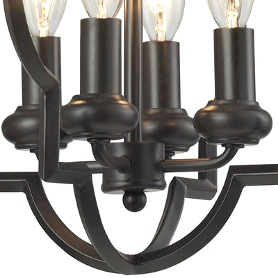 Chandette 14'' Wide 4-Light Chandelier - Oil Rubbed Bronze