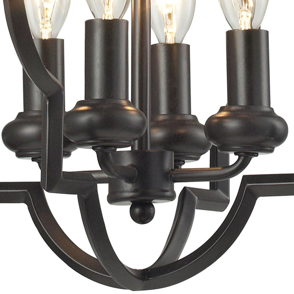 Chandette 14'' Wide 4-Light Chandelier - Oil Rubbed Bronze