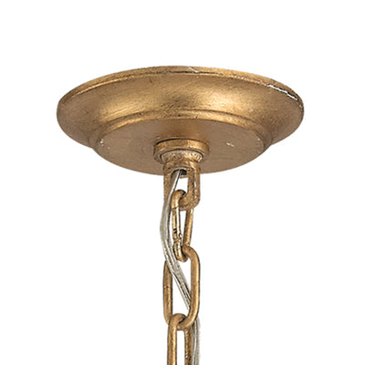 Connexions 16'' Wide 4-Light Chandelier - Gold Leaf