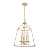 Ellisville 17.25'' Wide 4-Light Chandelier - Antique Cream