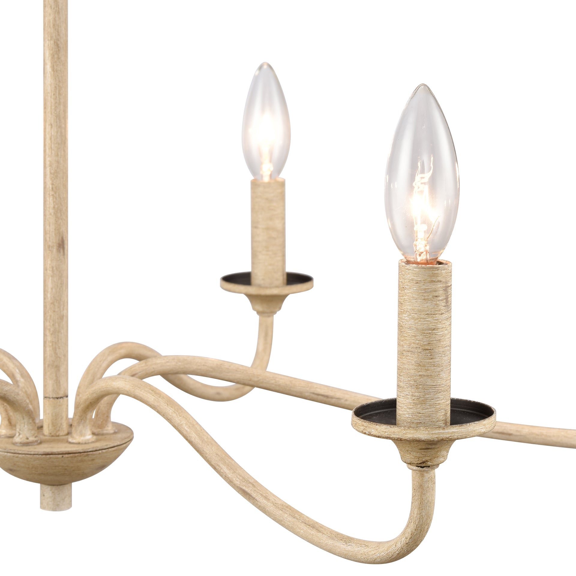 Ellisville 30'' Wide 6-Light Chandelier - Antique Cream