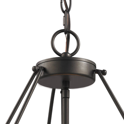 Ethan 18'' Wide 3-Light Chandelier - Tiffany Bronze
