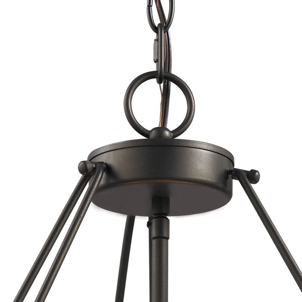 Ethan 18'' Wide 3-Light Chandelier - Tiffany Bronze