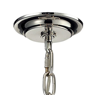 Exitor 34'' Wide 6-Light Chandelier - Polished Nickel