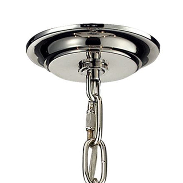Exitor 34'' Wide 6-Light Chandelier - Polished Nickel