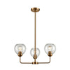 Soren 23'' Wide 3-Light Chandelier - Gold