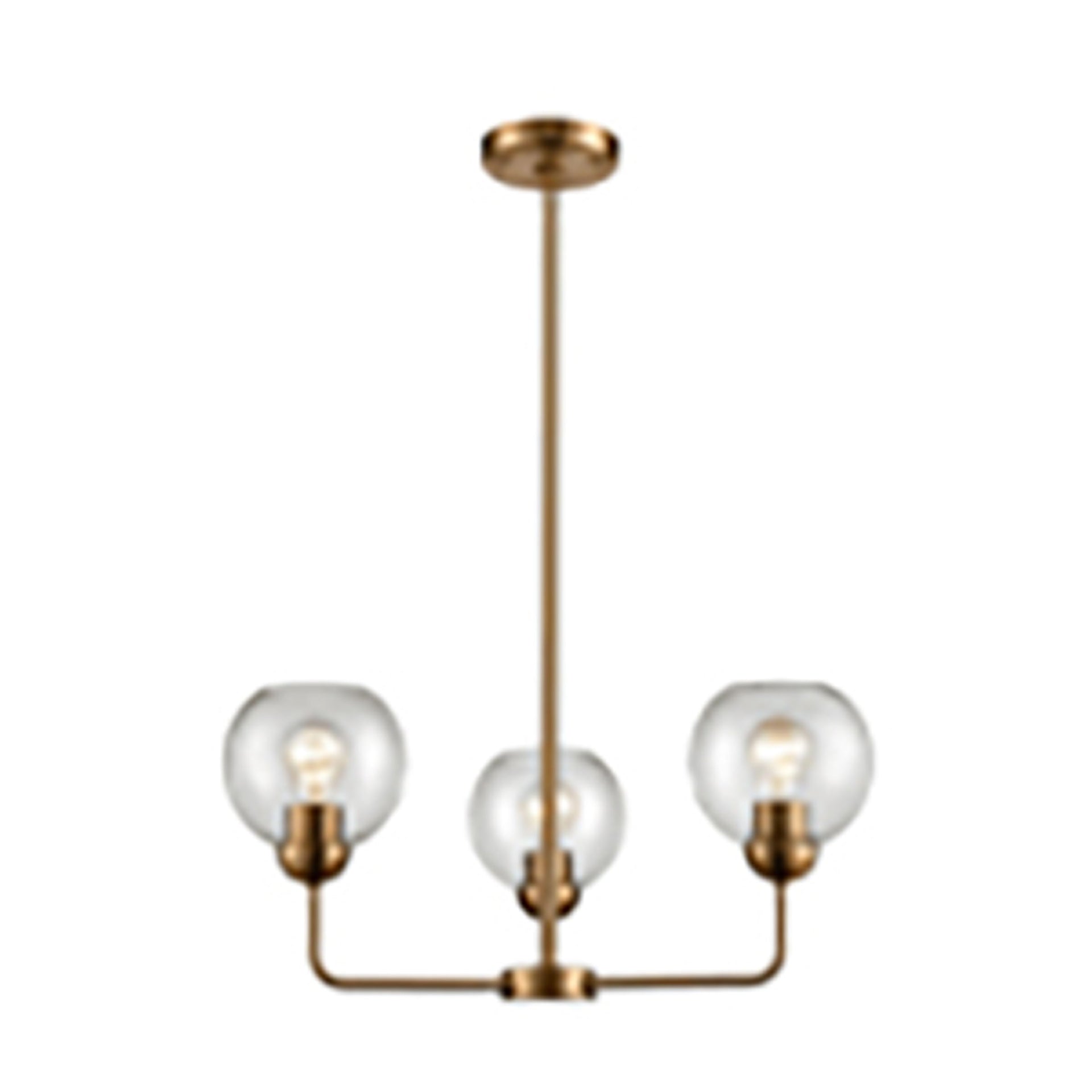 Soren 23'' Wide 3-Light Chandelier - Gold