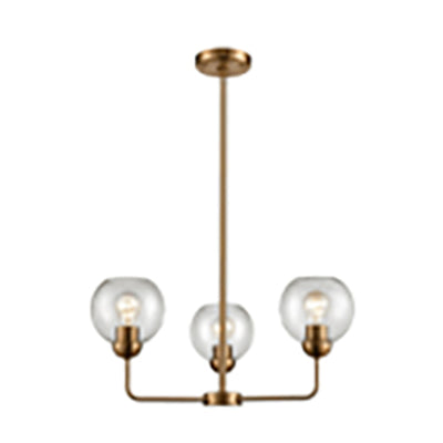 Soren 23'' Wide 3-Light Chandelier - Gold