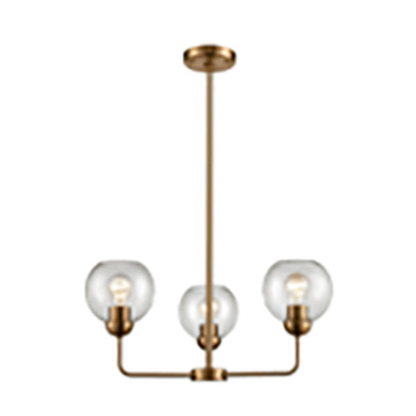 Soren 23'' Wide 3-Light Chandelier - Gold