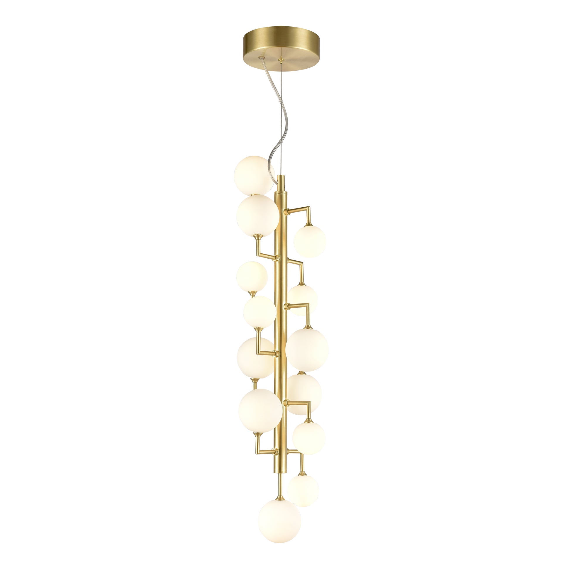 Keir 8'' Wide 13-Light Chandelier - Gold