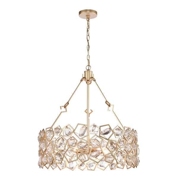 Levana 24'' Wide 5-Light Chandelier - Gold